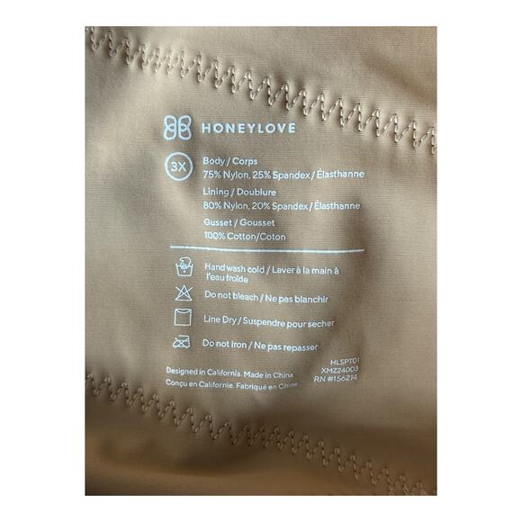 HoneyLove HLSPT01 SuperPower Thong tan size 3X - Picture 3 of 3